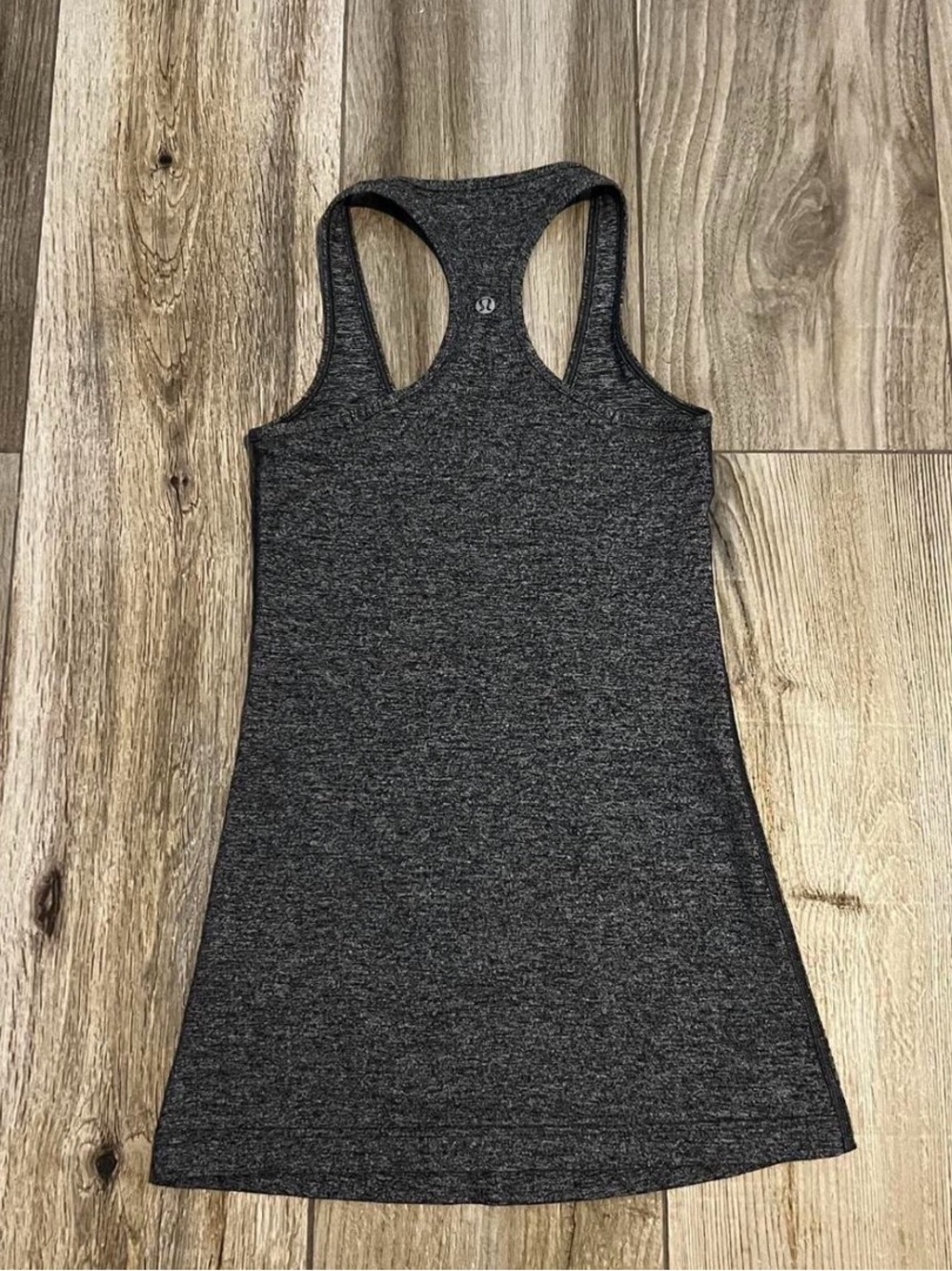 lululemon athletica Dark Gray Heather Racerback Tank